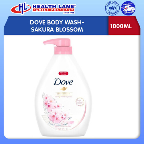 DOVE SABUN BADAN- SAKURA BLOSSOM (1000ML)